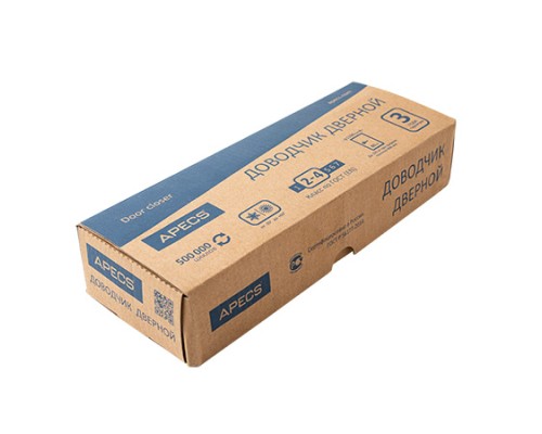 Доводчик дверной Apecs DC-68.2-4/1100/080-A2-SL