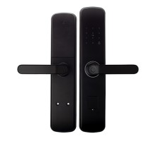 Ручки на планке электронные Apecs Smart HPE-8001-BLM (TTLock, WiFi, FP)