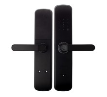 Ручки на планке электронные Apecs Smart HPE-8001-BLM (TTLock, WiFi, FP)