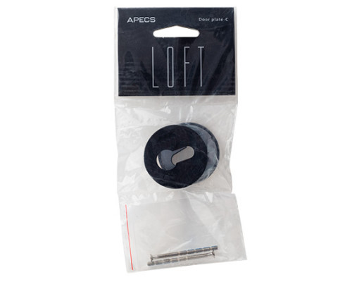 Накладки цилиндровые Apecs LOFT DP-C-55-INOX-BLM Накладки цилиндровые Apecs LOFT DP-C-55-INOX-BLM