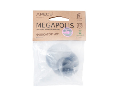 Фиксатор Apecs Megapolis WC-0803-BLM Фиксатор Apecs Megapolis WC-0803-BLM