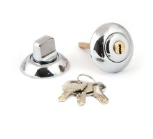 Фиксатор с замком Apecs Megapolis WC-K-0803-CR