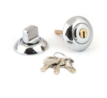 Фиксатор с замком Apecs Megapolis WC-K-0803-CR