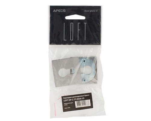 Накладки цилиндровые Apecs LOFT DP-C-77-INOX-SS Накладки цилиндровые Apecs LOFT DP-C-77-INOX-SS
