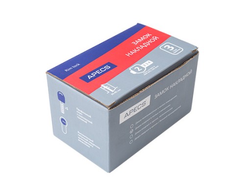 Замок накладной Apecs R02-C-GR (ЗН1-2 А) Замок накладной Apecs R02-C-GR (ЗН1-2 А)