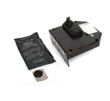 Замок накл. Базальт 1.05.61 МА никель, сувальдный, стержни 4шт Ф14мм, медный антик, задвижка