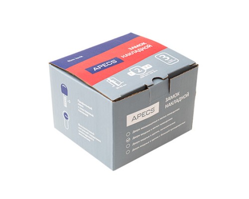 Замок накладной Apecs R05-C-GR (ЗН1-АС)