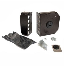 Замок накл. Гранит 1.06.51 КМА никель, сувальдный- стержни 5шт. диаметр 18мм, медный антик