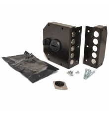 Замок накл. Гранит 1.06.61 КМА никель, сувальдный стержни 4 шт. диаметр 18мм задвижка с защитной