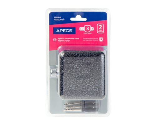 Замок навесной Apecs PD-15-90-Blister Замок навесной Apecs PD-15-90-Blister