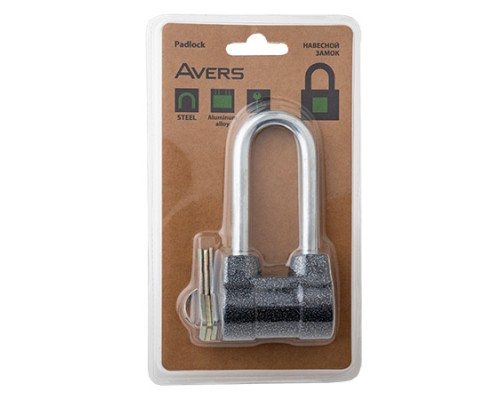 Замок навесной Avers PD-47-L-Blister Замок навесной Avers PD-47-L-Blister