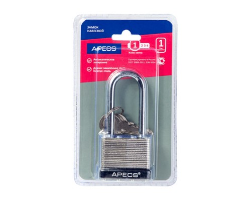 Замок навесной Apecs PDS-65-50-L Замок навесной Apecs PDS-65-50-L