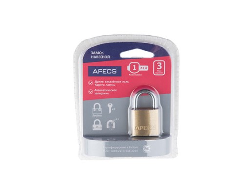 Замок навесной Apecs PDB-01-25 Замок навесной Apecs PDB-01-25