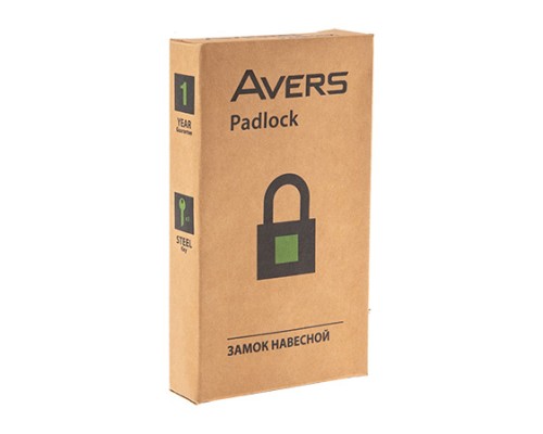 Замок навесной Avers PD-01-75-L Замок навесной Avers PD-01-75-L