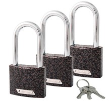 Замки навесные Avers PD-01-63-L-Blister (3Locks+3Keys)