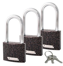 Замки навесные Avers PD-01-63-L-Blister (3Locks+3Keys)