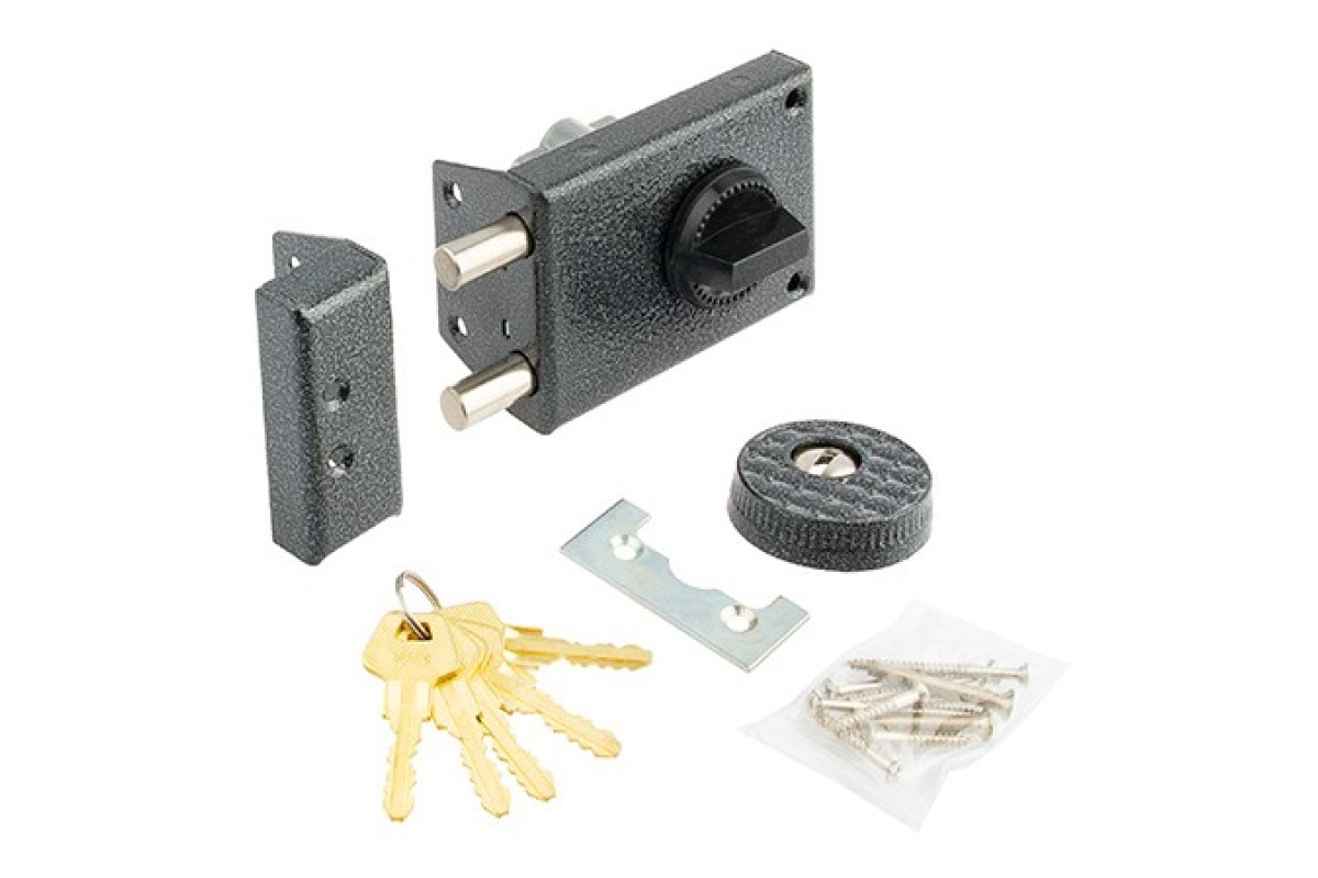 Замок накладной ЗН-087-01 (СТАЛЬФ) купить в интернет-магазине FurnituraPRO