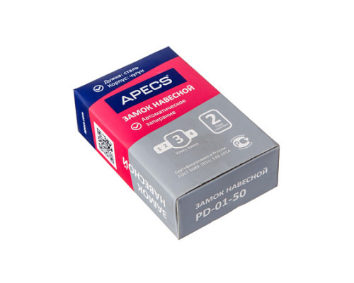 Замок навесной Apecs PD-01-50 Замок навесной Apecs PD-01-50