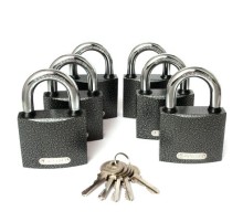 Замки навесные Apecs PD-01-63 (6Locks+5Keys)