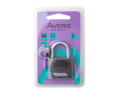 Замок навесной Avers PD-01-38-Blister