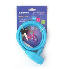 Замок велосипедный Apecs PD-81-80CM-BLUE