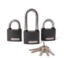Замки навесные Apecs PD-01-50-Blister (2+1-L Locks+5Keys)