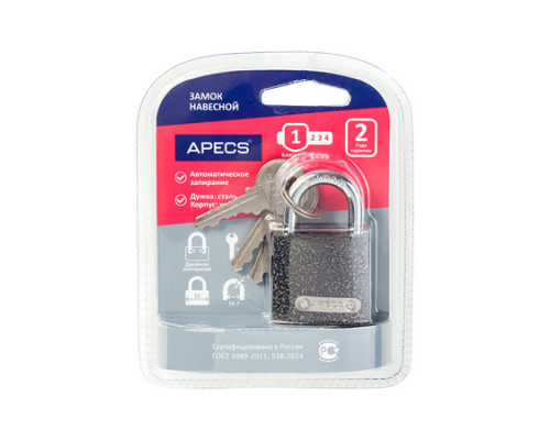 Замок навесной Apecs PD-01-32-Blister Замок навесной Apecs PD-01-32-Blister