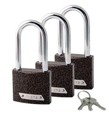 Замки навесные Avers PD-01-50-L-Blister (3Locks+3Keys)