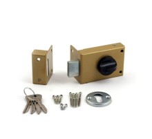 Замок накладной Омега-ЗН-1 (золото)