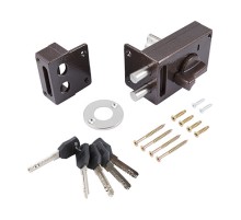 Замок накладной Омега ЗН1-М1 КМЗ (медь) Замок накладной Омега ЗН1-М1 КМЗ (медь)