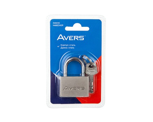 Замок навесной Avers PDS-30-60-Blister Замок навесной Avers PDS-30-60-Blister