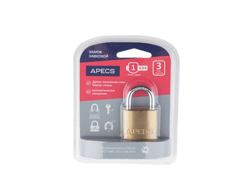 Замок навесной Apecs PDB-01-32 Замок навесной Apecs PDB-01-32
