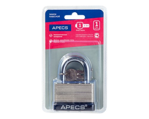 Замок навесной Apecs PDS-65-50 Замок навесной Apecs PDS-65-50