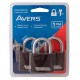 Замки навесные Avers PD-01-50-Blister (3Locks+3Keys)