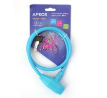 Замок велосипедный Apecs PD-81-65CM-BLUE