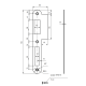 Ответная планка Apecs BP-1900-INOX (B2B)