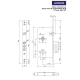 Замок электронный Apecs Smart SL-52-60.85/8001-BLM (TTLock, WiFi, FP)