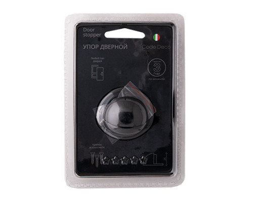 Упор дверной Code Deco DS-0002-BLM Упор дверной Code Deco DS-0002-BLM