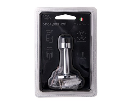 Упор дверной Code Deco DS-0018-CR Упор дверной Code Deco DS-0018-CR