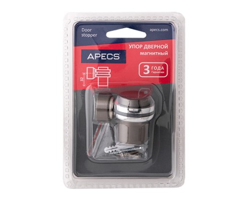 Упор дверной Apecs DS-2762-M-GRF Упор дверной Apecs DS-2762-M-GRF