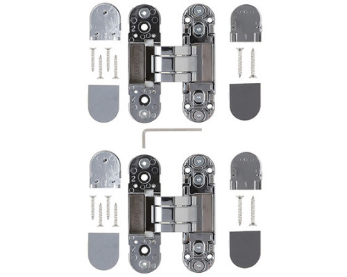 Петля врезная скрытой установки Apecs 110*30-3D-Z-CR (R15) Петля врезная скрытой установки Apecs 110*30-3D-Z-CR (R15)