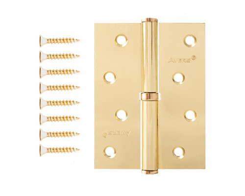Петля врезная Avers 100*75*2,5-B-G-L Петля врезная Avers 100*75*2,5-B-G-L
