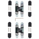Петля врезная скрытой установки Apecs 115*23-3D-Z-BLM (R11,5)