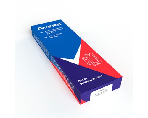 Петля накладная Avers 125*75*2,5-B2-G