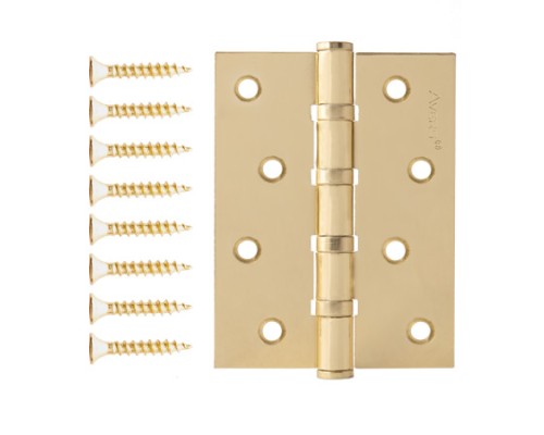 Петля врезная Avers 100*75*2,5-B4-G Петля врезная Avers 100*75*2,5-B4-G