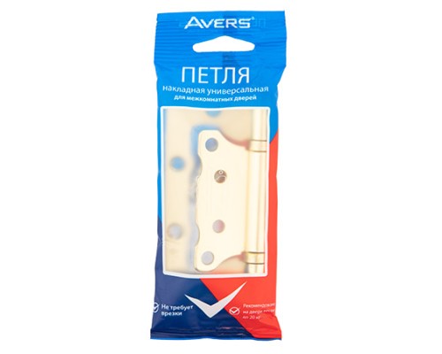 Петля накладная Avers 100*75*2,5-B2-G Петля накладная Avers 100*75*2,5-B2-G