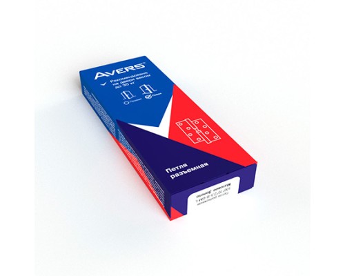Петля врезная Avers 100*70*2,5-B-CR-L Петля врезная Avers 100*70*2,5-B-CR-L