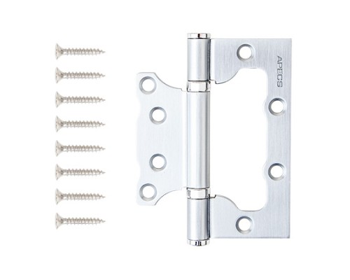 Петля накладная Apecs 100*75*2,5-B2-Steel-CRS