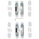 Петля врезная Apecs 115*23-3D-Z-CRM (R11,5) (B2B)
