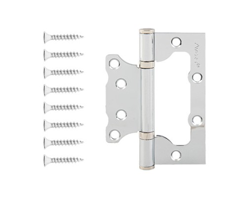 Петля накладная Avers 100*75*2,5-B2-CR Петля накладная Avers 100*75*2,5-B2-CR